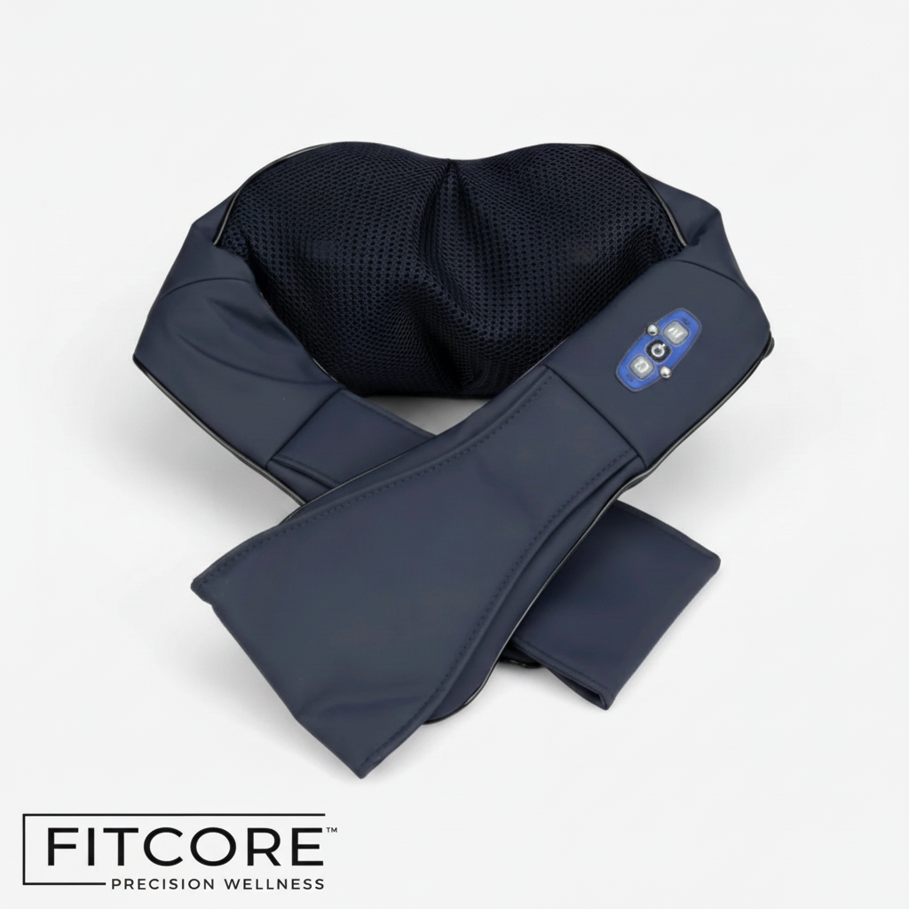 מכשיר עיסוי עם לוגו FITCORE